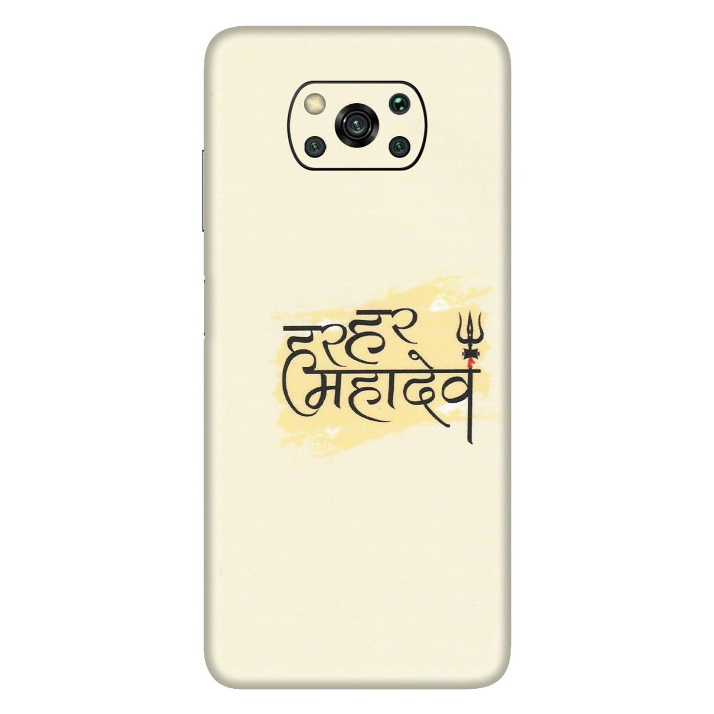 POCO Phone Skins (All Models) - Har Har Mahadev - Matte Finish (M-10) Poco X3