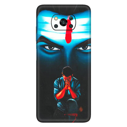 POCO Phone Skins (All Models) - Mahakal Bhakt - Matte Finish (M-112) Poco X3