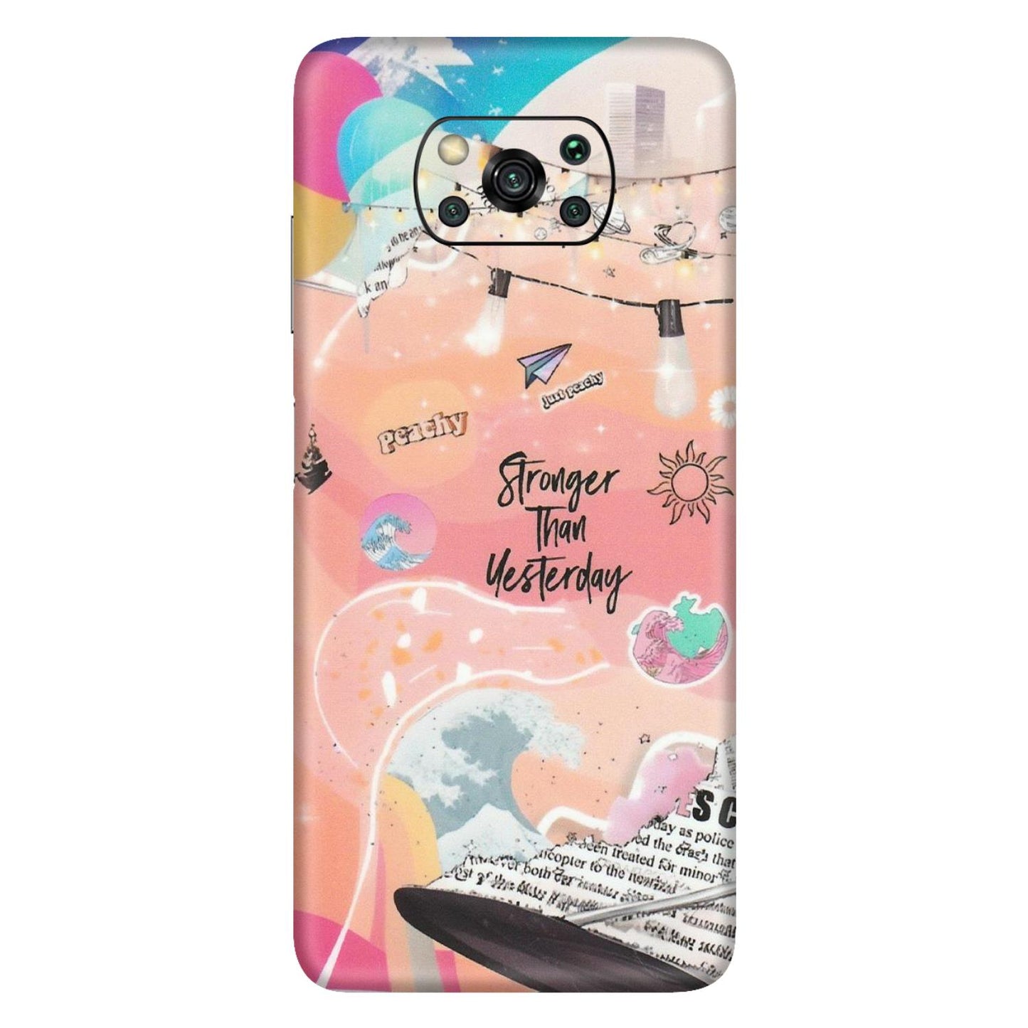 POCO Phone Skins (All Models) - Stronger Then Yesterday - Matte Finish (M-128) Poco X3