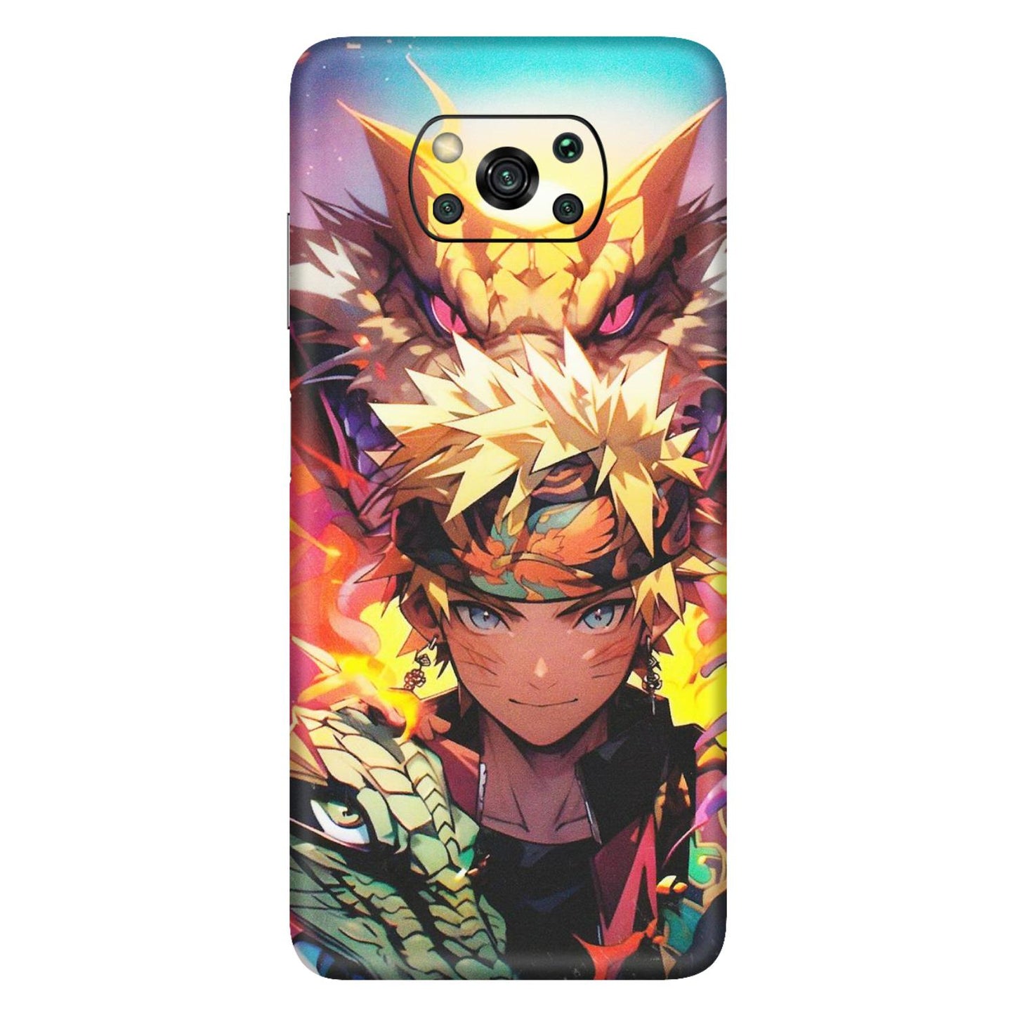 POCO Phone Skins (All Models) - Angry Naruto Anime - Matte Finish (M-148) Poco X3