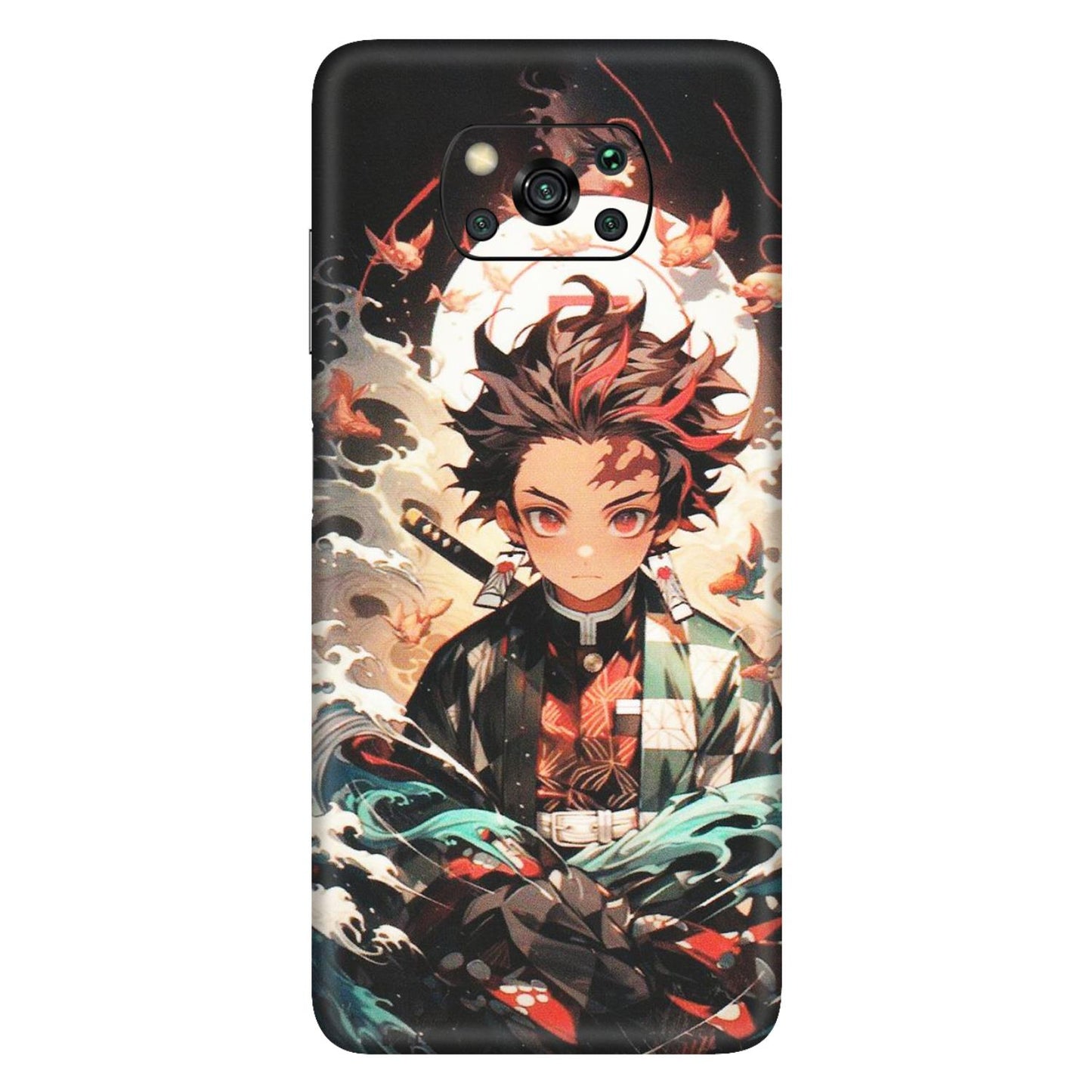 POCO Phone Skins (All Models) - Tanjiro Demon Slayer Anime - Matte Finish (M-158) Poco X3