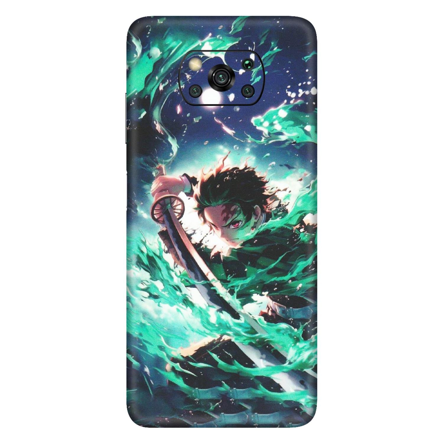 POCO Phone Skins (All Models) - Sword Fighter Anime - Matte Finish (M-29) Poco X3