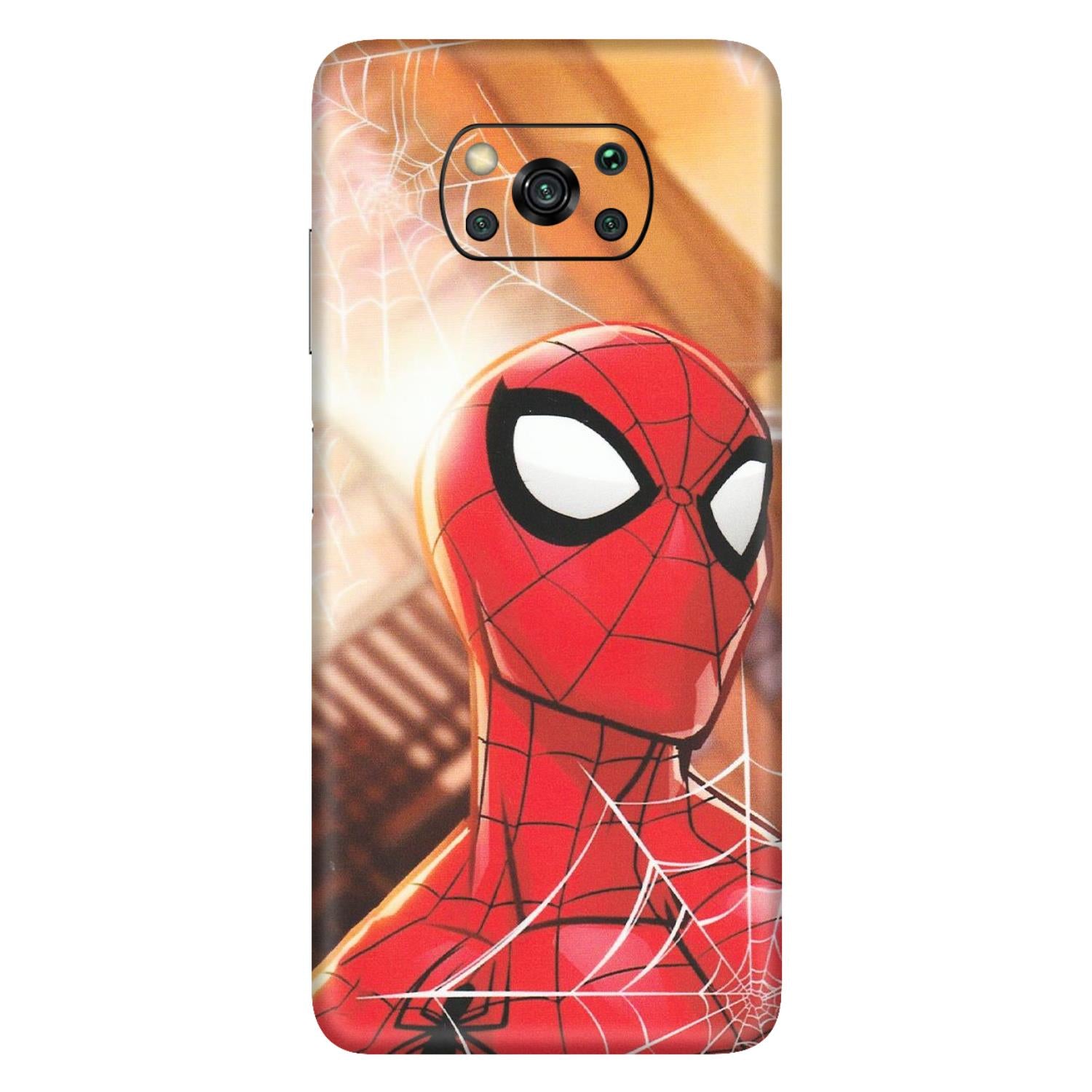 POCO Phone Skins (All Models) - Spiderman Face New - Matte Finish (M-41) Poco X3