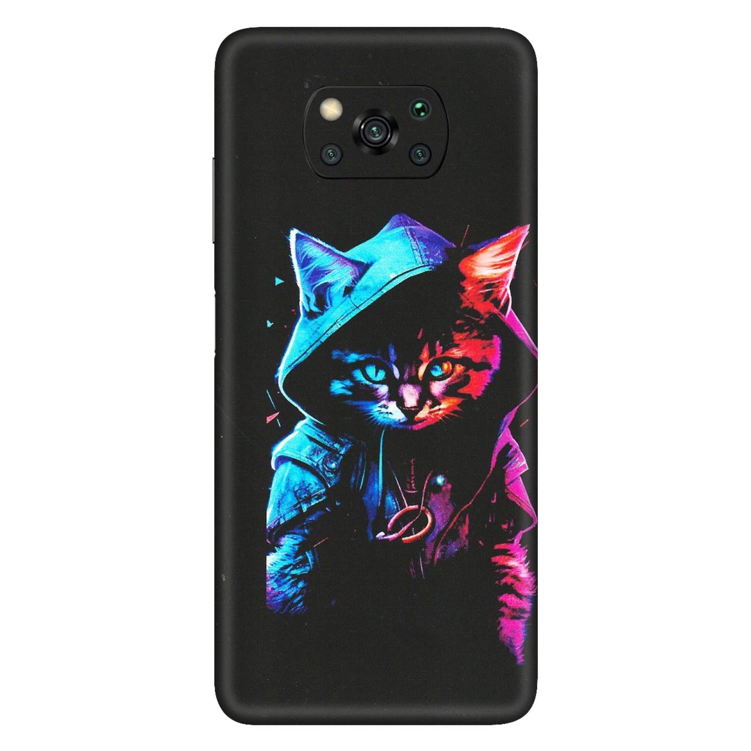 POCO Phone Skins (All Models) - Cyberpunk Cat - Matte Finish (M-45) Poco X3