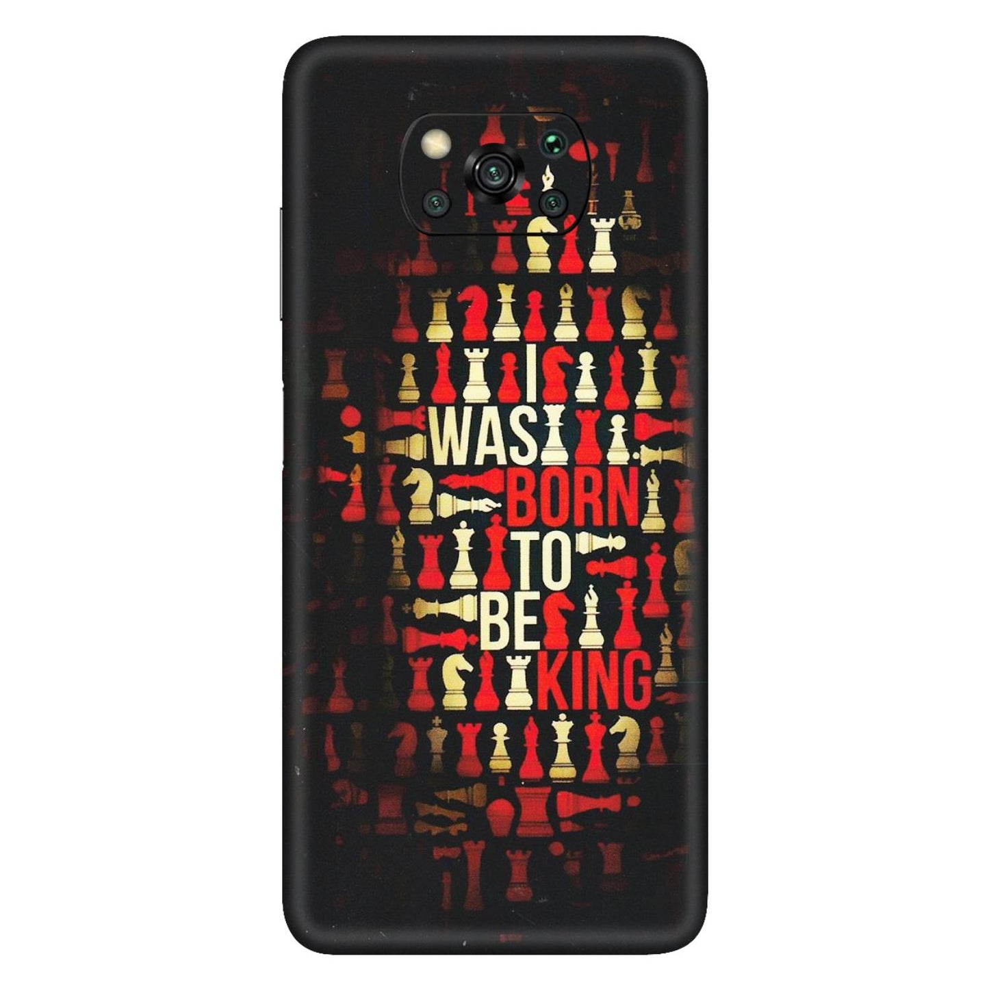 POCO Phone Skins (All Models) - Born To Be King - Matte Finish (M-73) Poco X3
