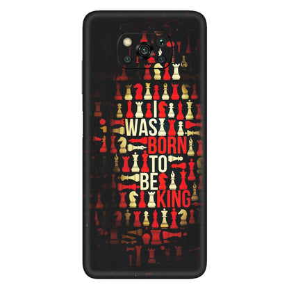 POCO Phone Skins (All Models) - Born To Be King - Matte Finish (M-73) Poco X3