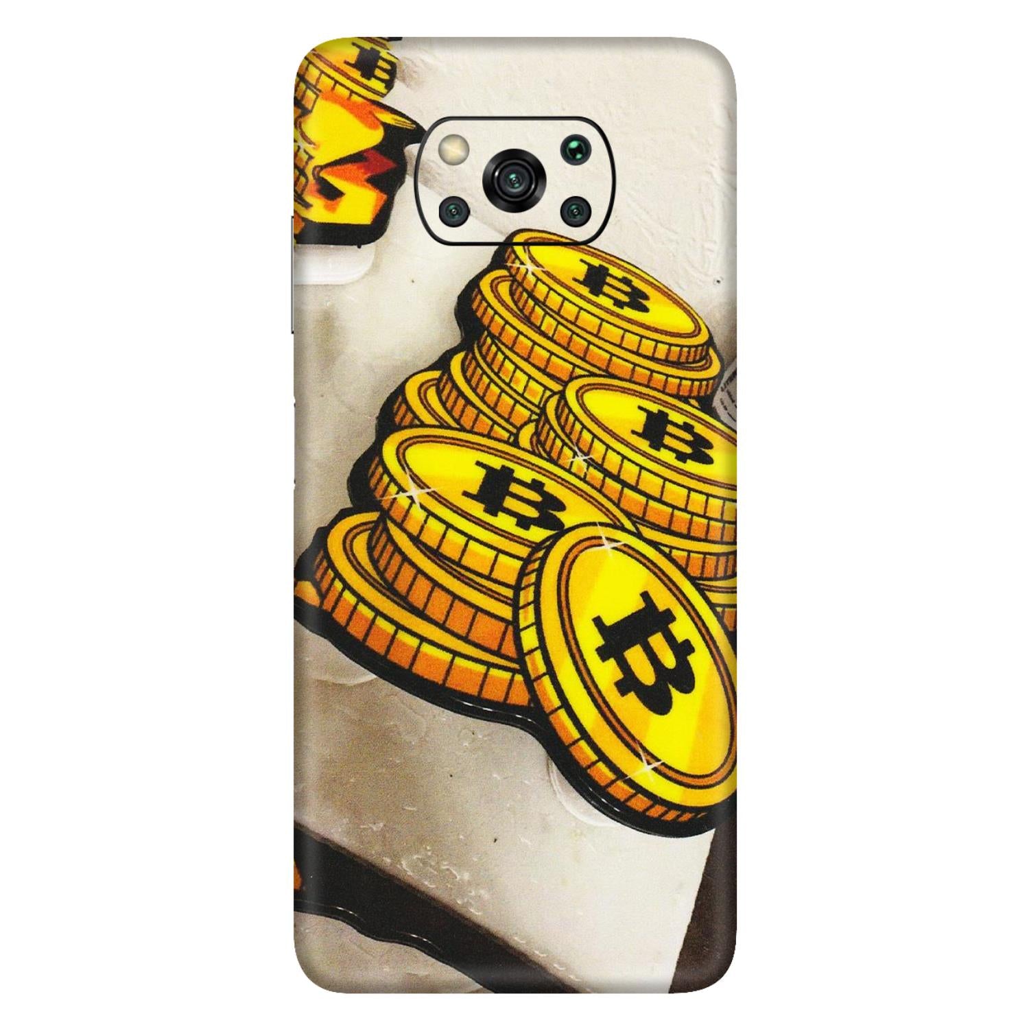 POCO Phone Skins (All Models) - Billionaire Bitcoin Collection - Matte Finish (M-92) Poco X3