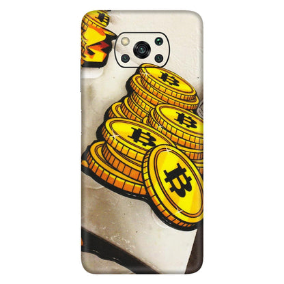 POCO Phone Skins (All Models) - Billionaire Bitcoin Collection - Matte Finish (M-92) Poco X3