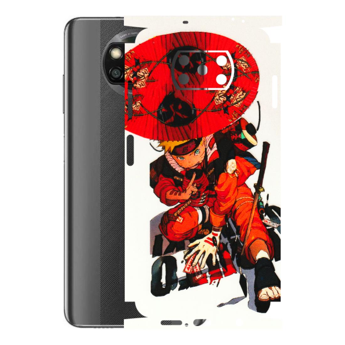 POCO Phone Skins (All Models) - Naruto - 3D Embossed Finish (L-208) Poco X3 NFC