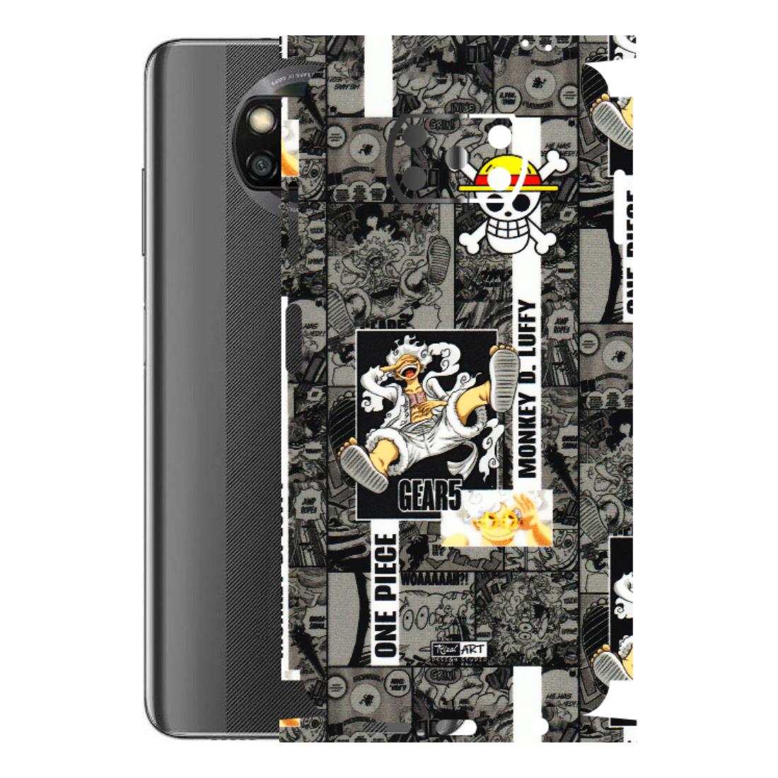 POCO Phone Skins (All Models) - Cuffy Anime MonkeyCamic - 3D Embossed Finish (L-242) Poco X3 NFC