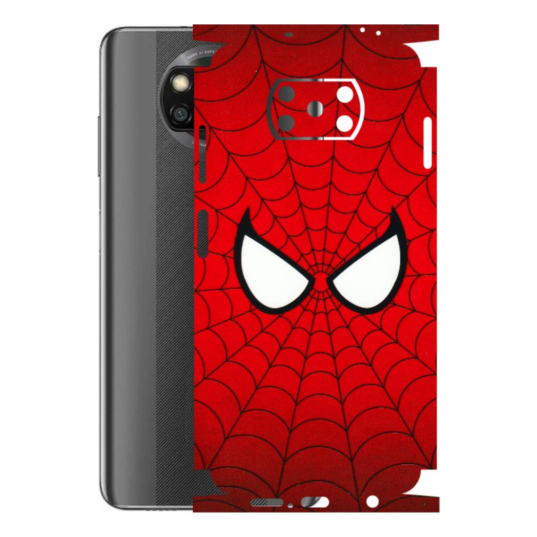 POCO Phone Skins (All Models) - Spidey Eyes - 3D Embossed Finish (L-257) Poco X3 NFC