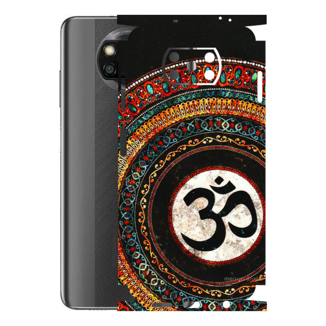 POCO Phone Skins (All Models) - Aum Chant Abstract - 3D Embossed Finish (L-42) Poco X3 NFC