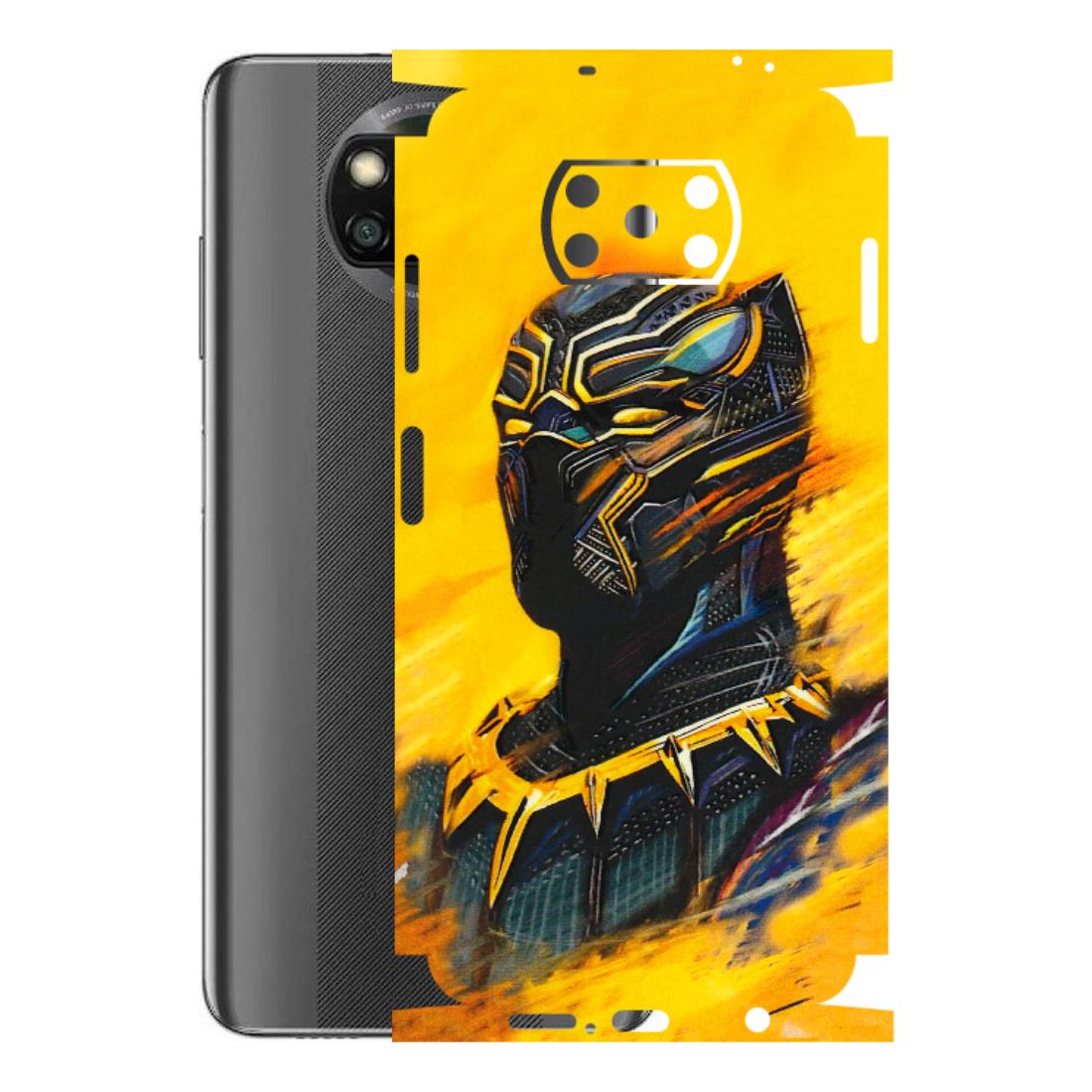 POCO Phone Skins (All Models) - Yellow Panther - 3D Embossed Finish (L-54) Poco X3 NFC