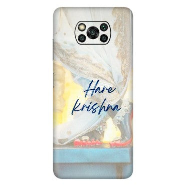 POCO Phone Skins (All Models) - Hare Krishna - 3D Embossed Finish (L-03) Poco X3 PRO