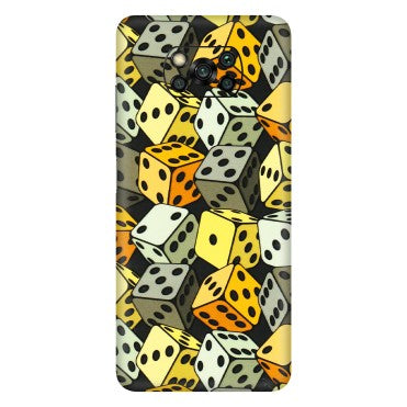 POCO Phone Skins (All Models) - Dices Of Life - 3D Embossed Finish (L-04) Poco X3 PRO