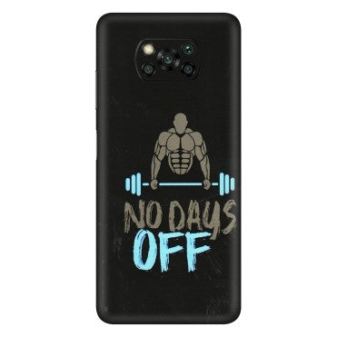 POCO Phone Skins (All Models) - Gym Lover - 3D Embossed Finish (L-127) Poco X3 PRO