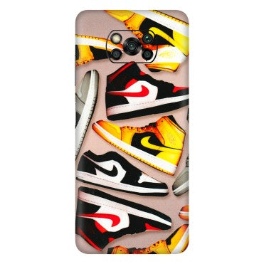 POCO Phone Skins (All Models) - Sneaker Lover - 3D Embossed Finish (L-135) Poco X3 PRO