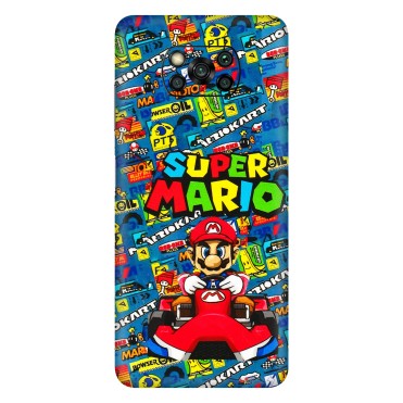 POCO Phone Skins (All Models) - Super Mario Kart - 3D Embossed Finish (L-140) Poco X3 PRO