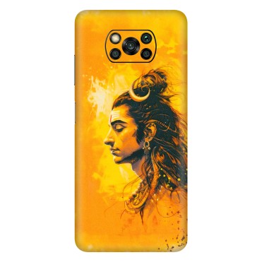 POCO Phone Skins (All Models) - Shiv Shakti - 3D Embossed Finish (L-14) Poco X3 PRO