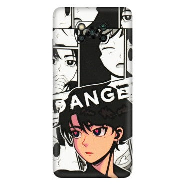 POCO Phone Skins (All Models) - Danger Anime - 3D Embossed Finish (L-155) Poco X3 PRO