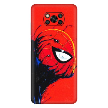 POCO Phone Skins (All Models) - Spiderman Face Venom - 3D Embossed Finish (L-165) Poco X3 PRO