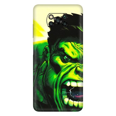 POCO Phone Skins (All Models) - Hulk - 3D Embossed Finish (L-180) Poco X3 PRO