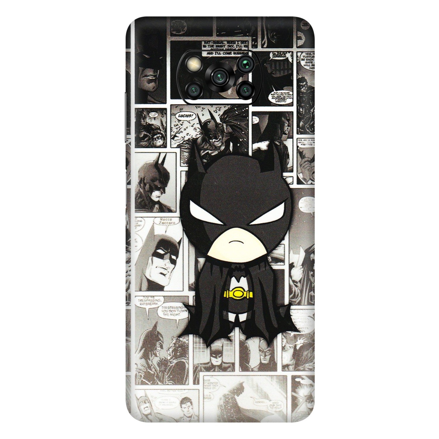 POCO Phone Skins (All Models) - Toon Batman - 3D Embossed Finish (L-182) Poco X3 PRO
