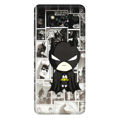 POCO Phone Skins (All Models) - Toon Batman - 3D Embossed Finish (L-182) Poco X3 PRO