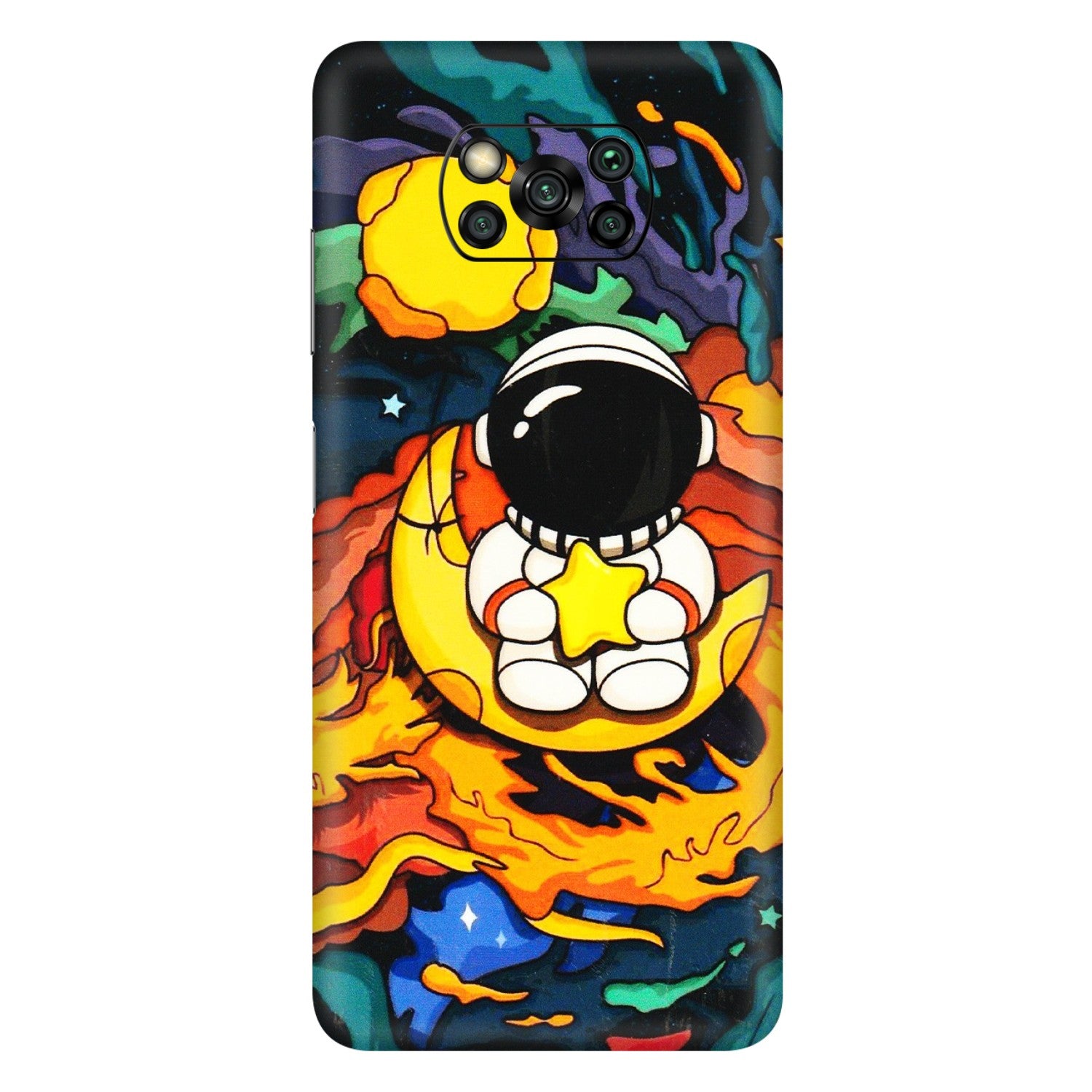 POCO Phone Skins (All Models) - Baby Astronaut - 3D Embossed Finish (L-197) Poco X3 PRO