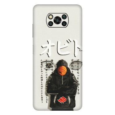 POCO Phone Skins (All Models) - Obito Anime Eye - 3D Embossed Finish (L-19) Poco X3 PRO