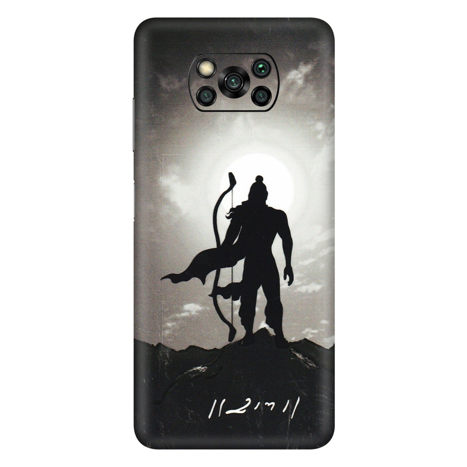POCO Phone Skins (All Models) - Jai Siya Ram - 3D Embossed Finish (L-200) Poco X3 PRO