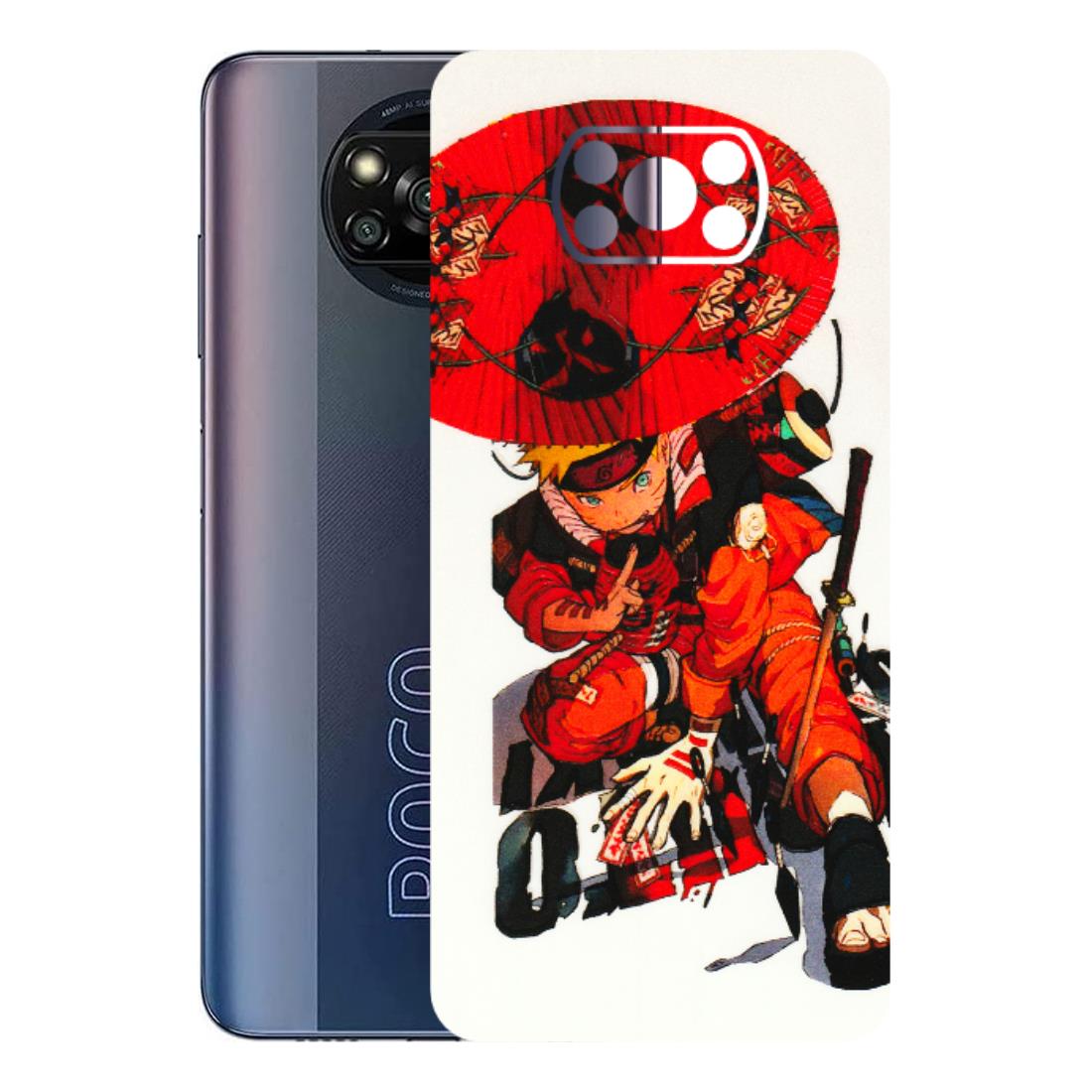 POCO Phone Skins (All Models) - Naruto - 3D Embossed Finish (L-208) Poco X3 PRO