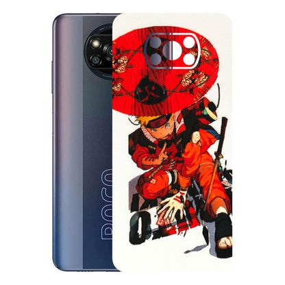 POCO Phone Skins (All Models) - Naruto - 3D Embossed Finish (L-208) Poco X3 PRO