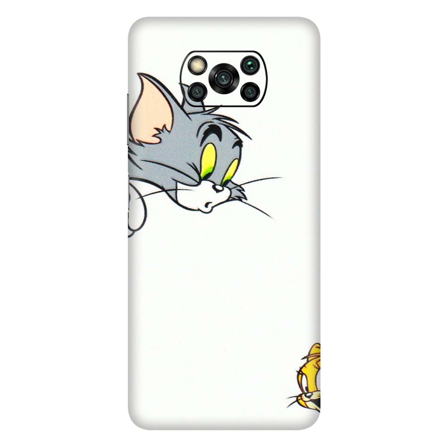 POCO Phone Skins (All Models) - Cute Tom And Jerry - 3D Embossed Finish (L-220) Poco X3 PRO