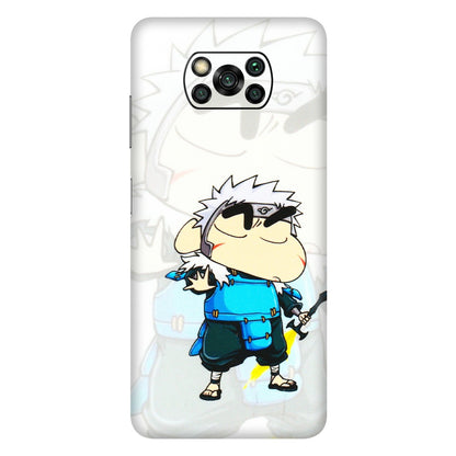 POCO Phone Skins (All Models) - Angry Young Shinchan - 3D Embossed Finish (L-226) Poco X3 PRO