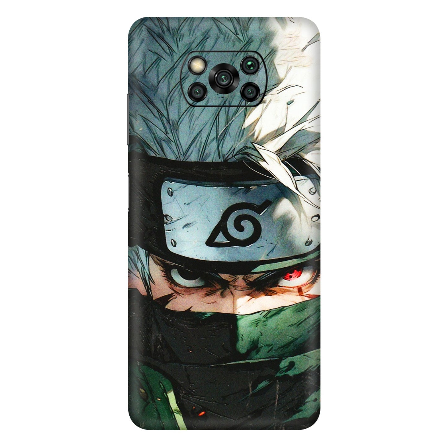 POCO Phone Skins (All Models) - Kakashi Red Eye Focus - 3D Embossed Finish (L-227) Poco X3 PRO