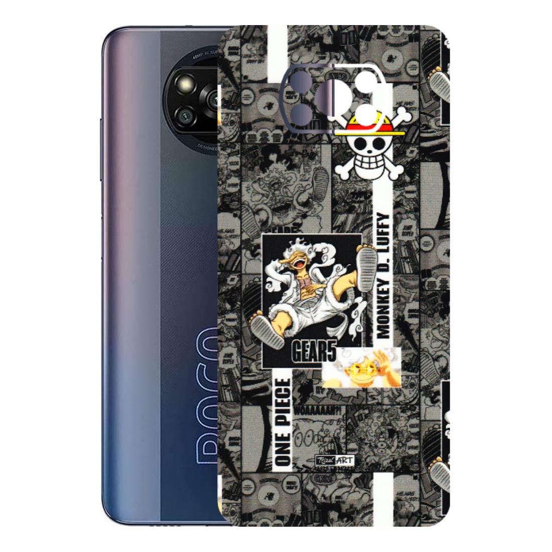 POCO Phone Skins (All Models) - Cuffy Anime MonkeyCamic - 3D Embossed Finish (L-242) Poco X3 PRO