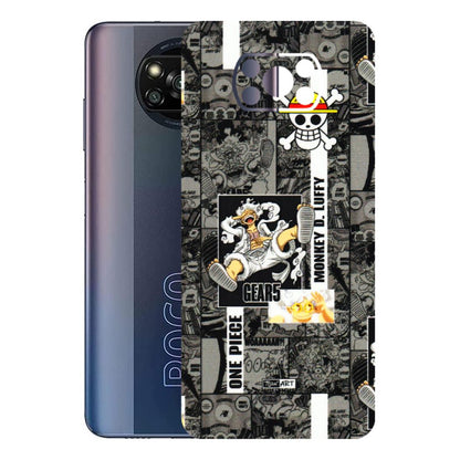 POCO Phone Skins (All Models) - Cuffy Anime MonkeyCamic - 3D Embossed Finish (L-242) Poco X3 PRO