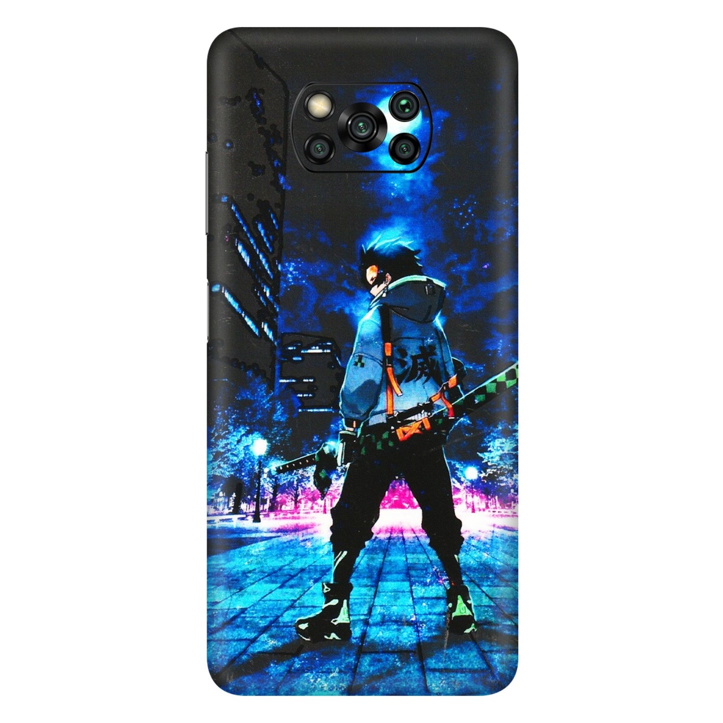 POCO Phone Skins (All Models) - Demon Slayer Sword - 3D Embossed Finish (L-247) Poco X3 PRO