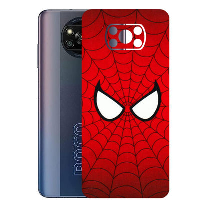 POCO Phone Skins (All Models) - Spidey Eyes - 3D Embossed Finish (L-257) Poco X3 PRO