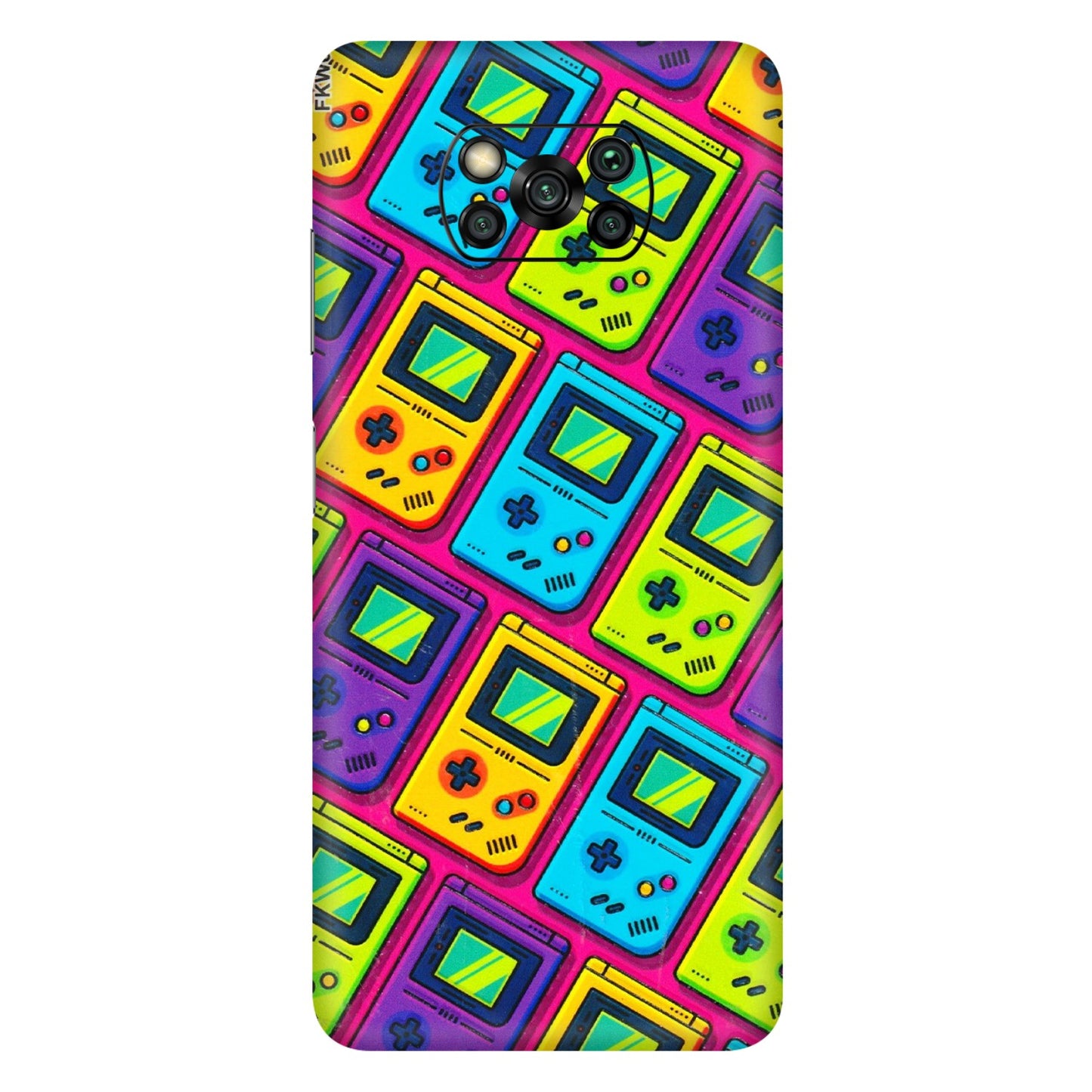 POCO Phone Skins (All Models) - Gameboy Colourful - 3D Embossed Finish (L-266) Poco X3 PRO