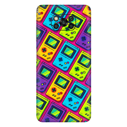 POCO Phone Skins (All Models) - Gameboy Colourful - 3D Embossed Finish (L-266) Poco X3 PRO