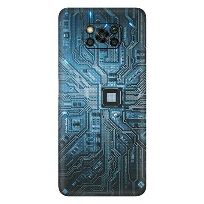 POCO Phone Skins (All Models) - Original Circuit - 3D Embossed Finish (L-267) Poco X3 PRO