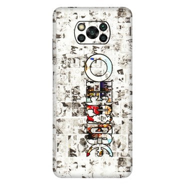 POCO Phone Skins (All Models) - One Piece Manga - 3D Embossed Finish (L-26) Poco X3 PRO