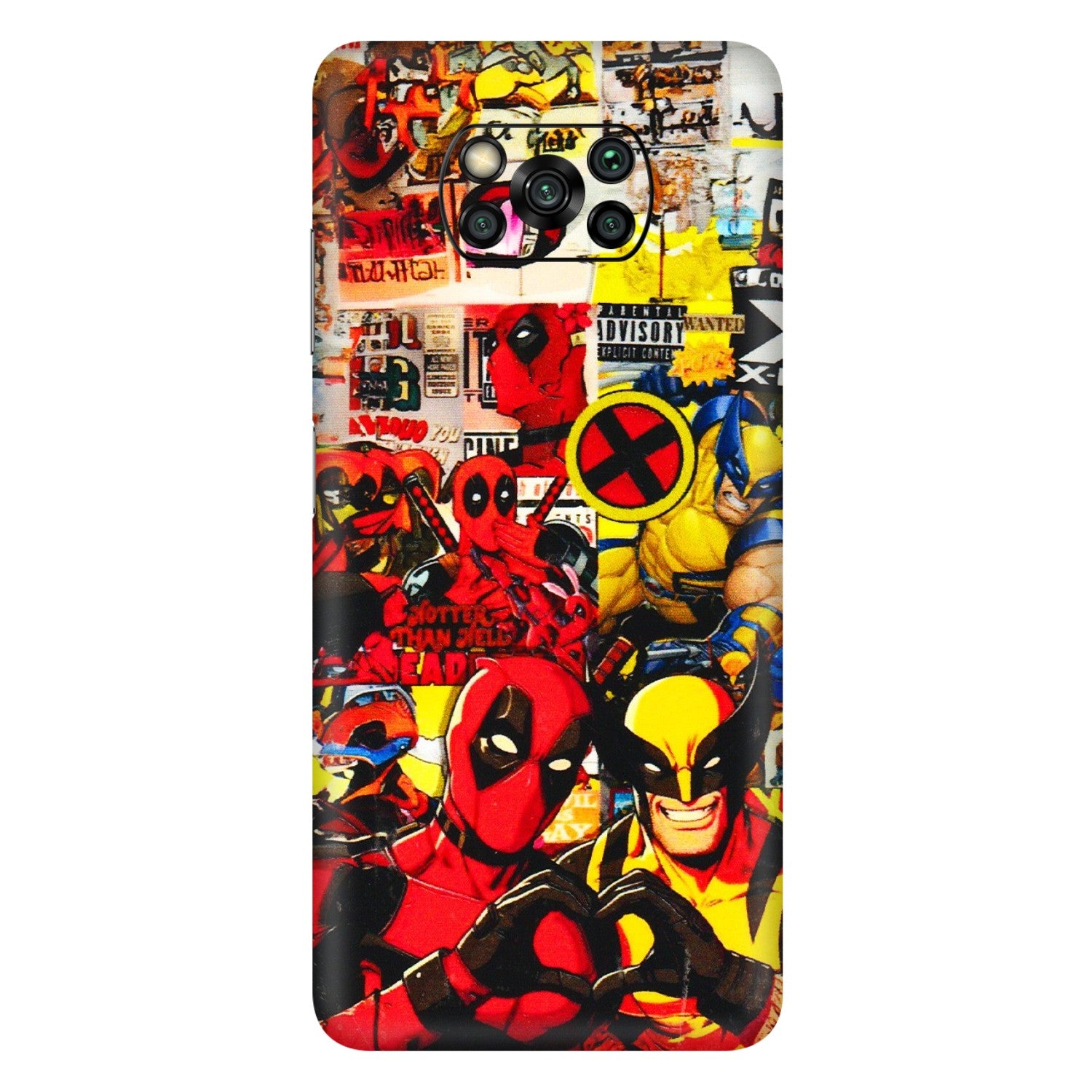 POCO Phone Skins (All Models) - Spidy Wolverine - 3D Embossed Finish (L-310) Poco X3 PRO
