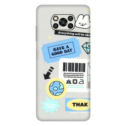 POCO Phone Skins (All Models) - Will Be Okay Design - 3D Embossed Finish (L-316) Poco X3 PRO