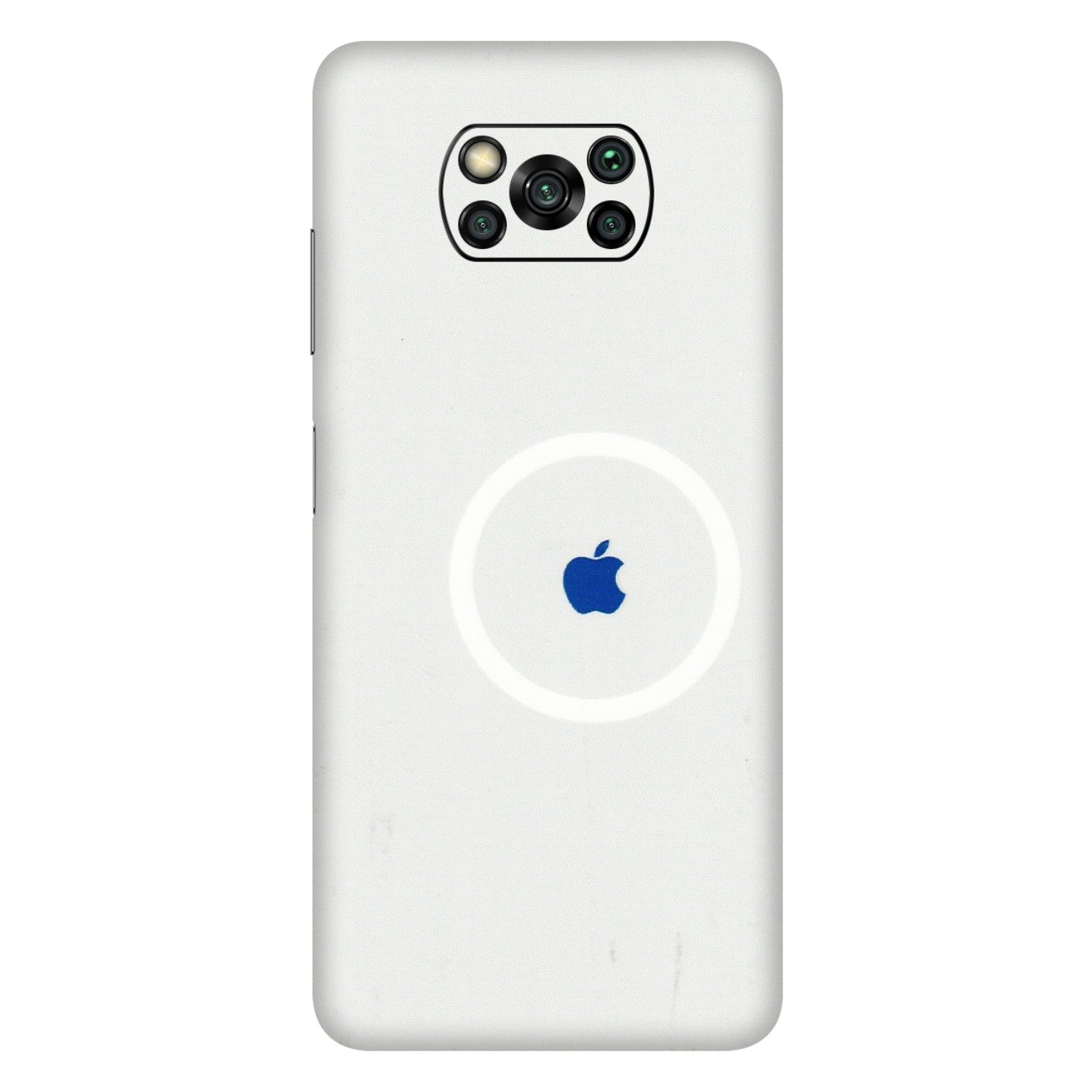 POCO Phone Skins (All Models) - iPhone Magsafe Logo - 3D Embossed Finish (L-320) Poco X3 PRO