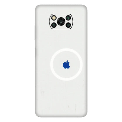 POCO Phone Skins (All Models) - iPhone Magsafe Logo - 3D Embossed Finish (L-320) Poco X3 PRO