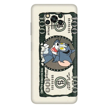 POCO Phone Skins (All Models) - Tom Hundred Dollar - 3D Embossed Finish (L-324) Poco X3 PRO