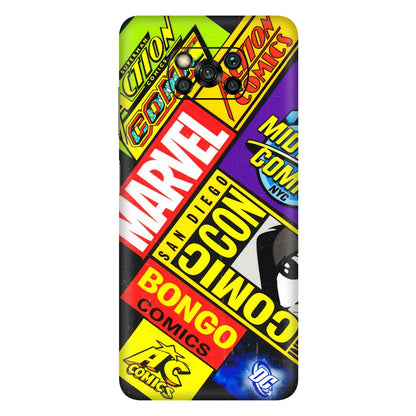 POCO Phone Skins (All Models) - Bongo Comic Con - 3D Embossed Finish (L-325) Poco X3 PRO